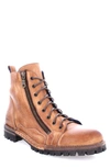 Bed Stu Old Bowen Trek Plain Toe Boot In Tan Rustic