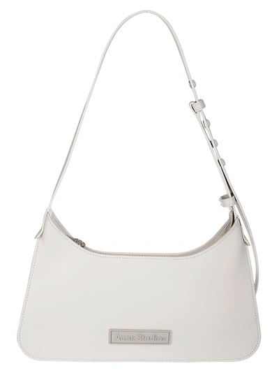 Acne Studios Mini Platt Shoulder Bag In White