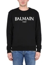 Balmain Crewneck Sweatshirt In Nero