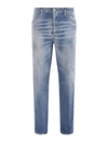 Dsquared2 Jeans  Boston In Denim Stretch In Denim Chiaro