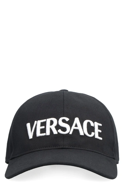 Versace Logo Cap In Multi-colored
