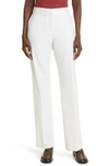 LAFAYETTE 148 IRVING STRAIGHT LEG STRETCH WOOL PANTS