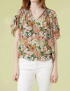 Gilner Farrar Tricia Blouse In Amazonian In Multi