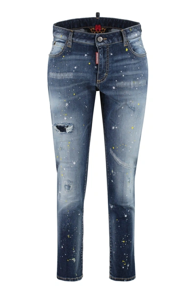 Dsquared2 Honey 5-pocket Jeans In Denim