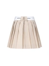 PALM ANGELS PALM ANGELS MINISKIRT WITH BACK PLEATS