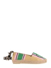 Stella Mccartney Embroidered Flat Sandals In Multicolor