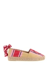 Stella Mccartney + Net Sustain Gaia Embroidered Striped Raffia Espadrilles In Multi