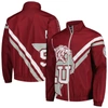 Mitchell & Ness Men's  Maroon Texas Southern Tigers Exploded Logo Warm Up Full-zip Jacket In Maroon