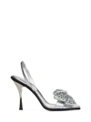 Dsquared2 Leather Shoes In Silver