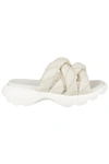 Moncler Belay Multi-strap Sporty Slide Sandals In Natural