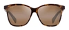 Maui Jim Liquid Sunshine Mj H601-10 Butterfly Polarized Sunglasses In Brown
