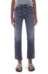 MOTHER THE TOMCAT HIGH WAIST ANKLE STRAIGHT LEG JEANS