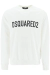 Dsquared2 Logo Print Sweatshirt In White (white)
