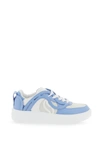 Stella Mccartney S-wave 1 Alter Sporty Mat Sneakers In Della Robbia Blue (white)