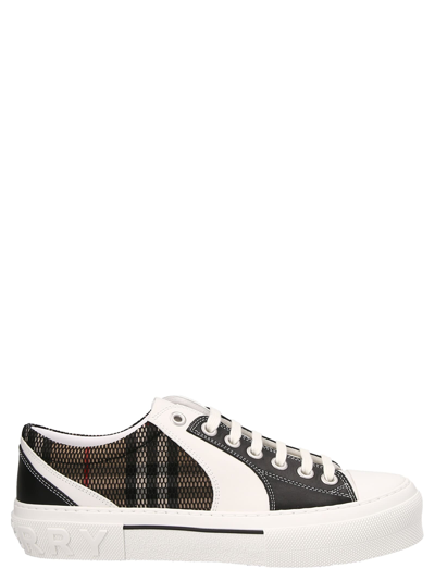Burberry Vintage Check Sneakers In Black