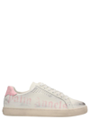 PALM ANGELS PALM ANGELS LOGO PRINTED DISTRESSED LACE-UP SNEAKERS