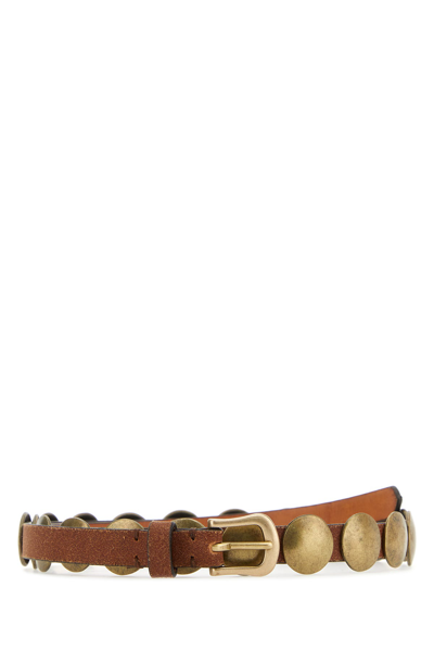 Golden Goose Trinidad Maxi-stud Belt In Brown