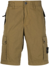 STONE ISLAND COMPASS-PATCH CARGO SHORTS