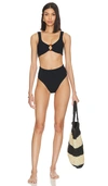 Hunza G Nadine Bikini Set In Black