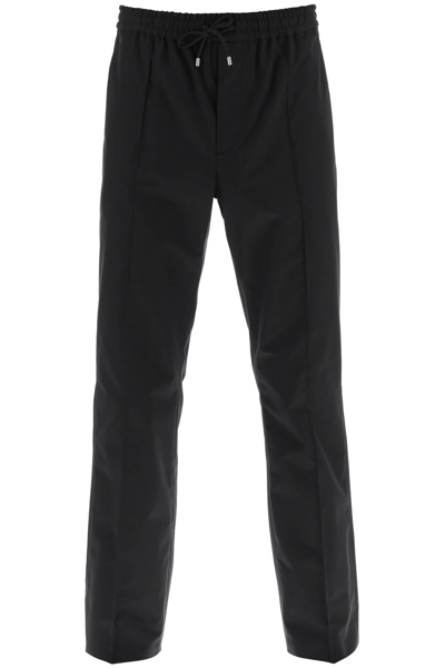 Valentino Joggers In Poplin In Black