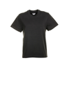 Bottega Veneta Black Crew-neck T-shirt In Cotton In Black