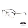 SEIKO 【爆款】男女款流行时尚钛材全框眼镜架带偏光夹片HC-3010,6920346618552816964