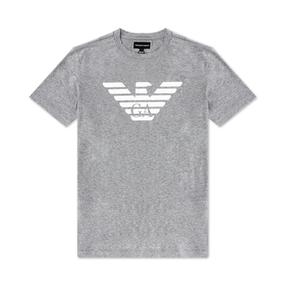 Emporio Armani 【618特卖，一口价】 阿玛尼新款男装logo印花 男士短袖t恤 In Gray