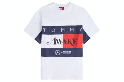 Pre-owned Awake X Tommy X Mercedes-amg F1 Flag Tee White
