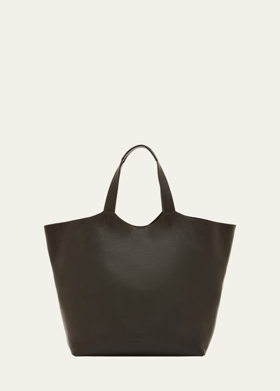 Il Bisonte Volonata Leather Tote Bag In Black