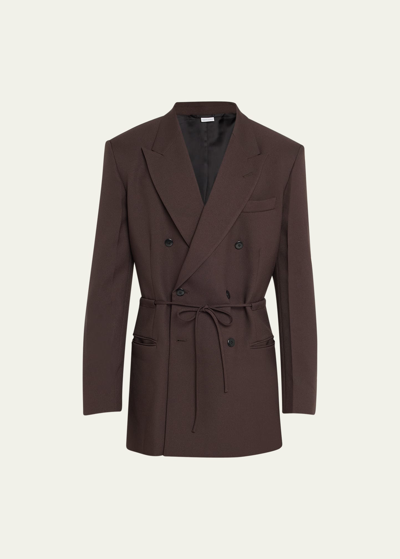 Random Identities Brown Coulisse Blazer In 18000 Mid Brown