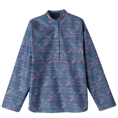 Longchamp Shirt Fall-winter 2023 Collection In Navy