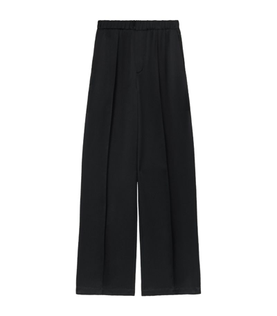 Loewe Silk Pyjama Trousers In Black