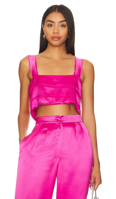 Nonchalant Label Cal Crop In Pink