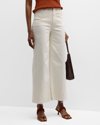 Derek Lam 10 Crosby Crosby Crop Flare Pants In Ivory