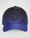 FERRAGAMO MEN'S 5-PANEL NYLON BASEBALL CAP