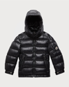 Moncler Boys' New Maya Hooded Jacket - Little Kid In Black