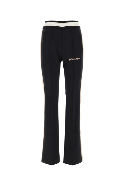 Palm Angels Ultralight Flare Track Pants In Black