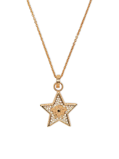 Versace Medusa Pendant Necklace In Gold
