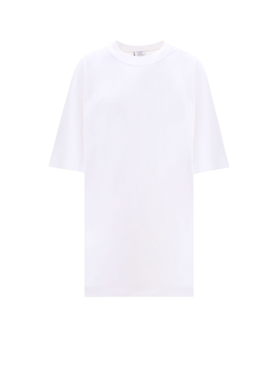 Vetements Drop-shoulder Cotton T-shirt In White