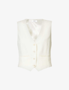 Wardrobe.nyc Cropped Wool Vest In Off White