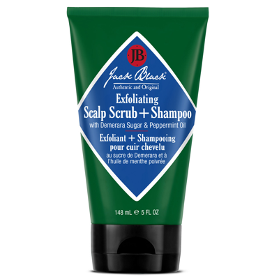 Jack Black Exfoliating Scalp Scrub + Shampoo In Green