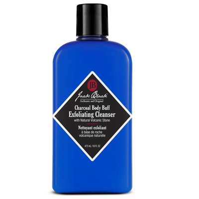 Jack Black Charcoal Body Buff Exfoliating Cleanser In Blue