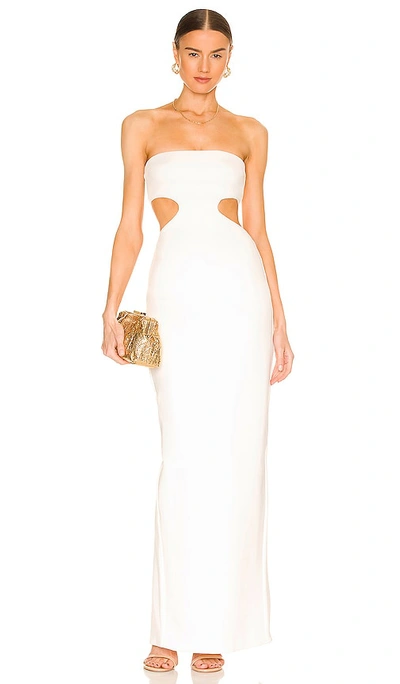 Natalie Rolt Carmen Gown In White