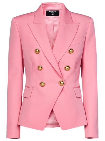 Balmain Jacket In Pink