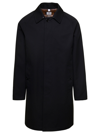 Burberry Mid-length Camden Heritage Car Coat In Black