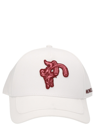 Moncler Cotton Baseball Cap In White