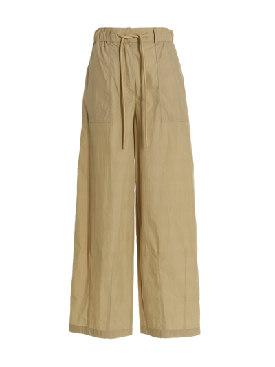 Moncler Cargo Trousers In Beige