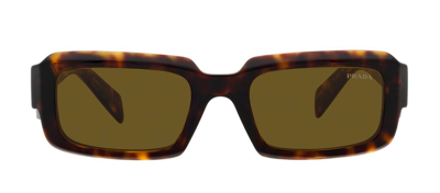 Prada Man Sunglasses Pr 27zs In Brown