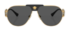 Versace 0ve2252 100287 Aviator Sunglasses In Grey