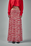 Ganni Printed Light Georgette Maxi Smock Skirt